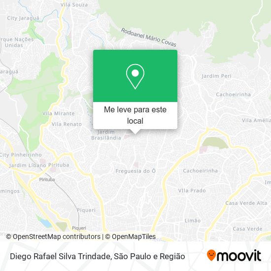 Diego Rafael Silva Trindade mapa