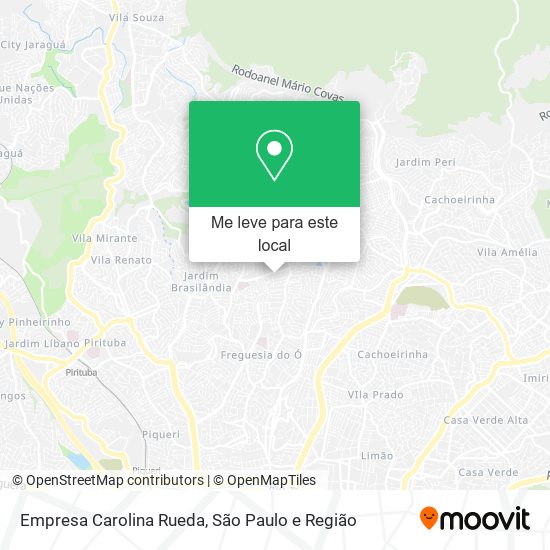 Empresa Carolina Rueda mapa