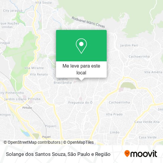 Solange dos Santos Souza mapa