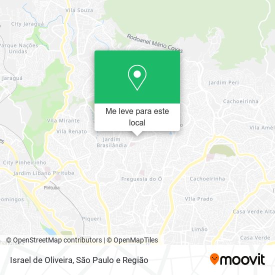 Israel de Oliveira mapa