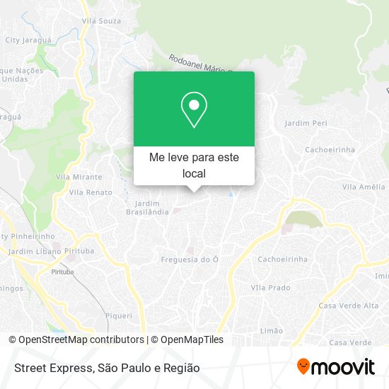 Street Express mapa