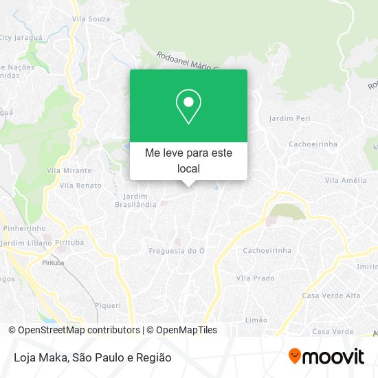 Loja Maka mapa