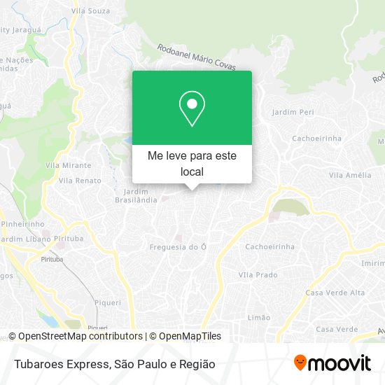 Tubaroes Express mapa