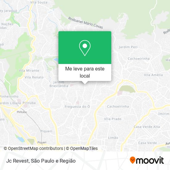 Jc Revest mapa