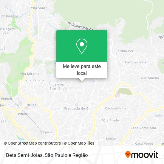 Beta Semi-Joias mapa