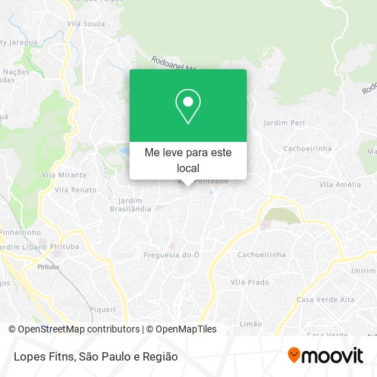 Lopes Fitns mapa