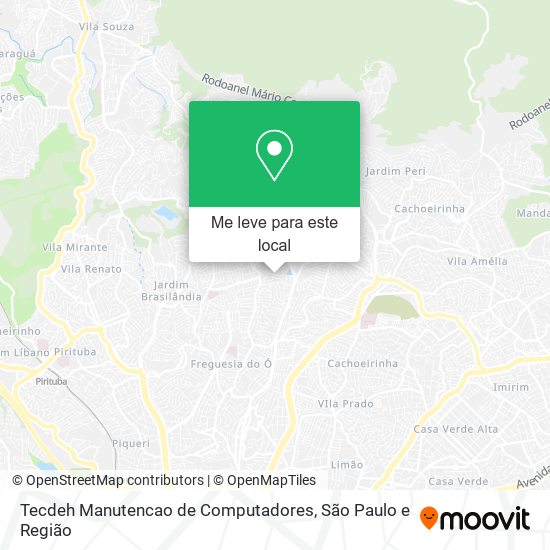 Tecdeh Manutencao de Computadores mapa