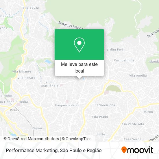 Performance Marketing mapa