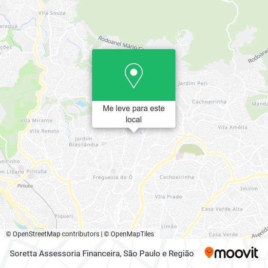 Soretta Assessoria Financeira mapa