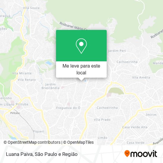 Luana Paiva mapa