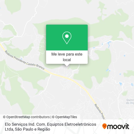 Elo Serviços Ind. Com. Equiptos Eletroeletrônicos Ltda mapa