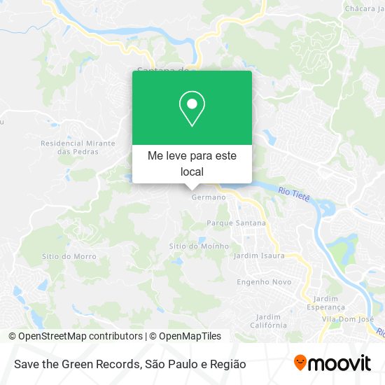 Save the Green Records mapa