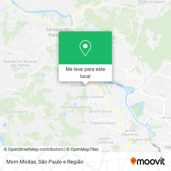 Msm Modas mapa