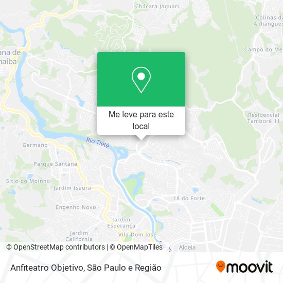 Anfiteatro Objetivo mapa