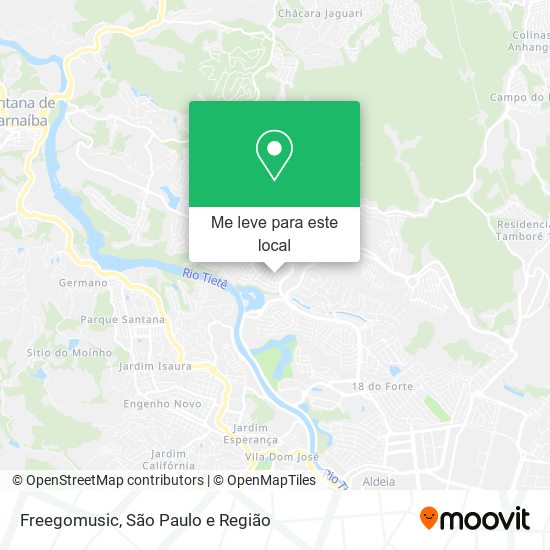 Freegomusic mapa