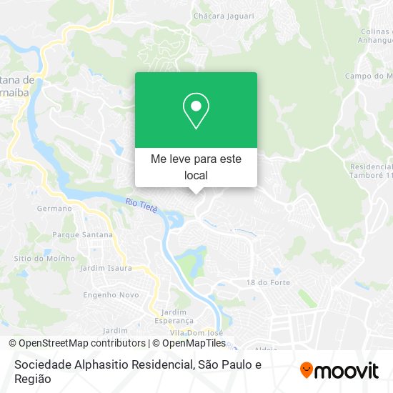 Sociedade Alphasitio Residencial mapa