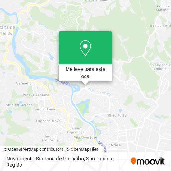 Novaquest - Santana de Parnaíba mapa