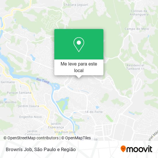 Brown's Job mapa