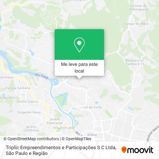 Triplic Empreendimentos e Participações S C Ltda mapa