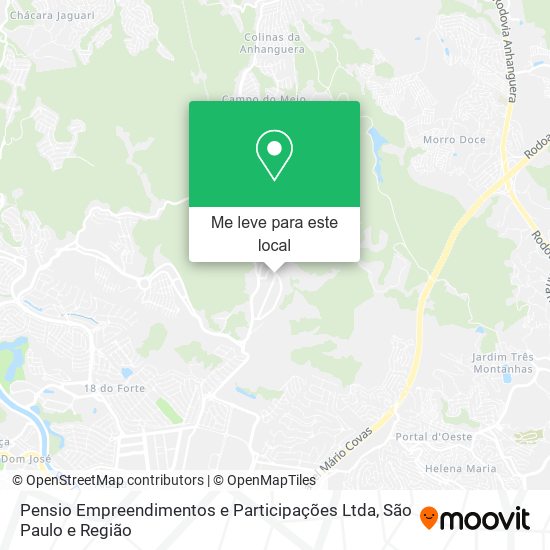 Pensio Empreendimentos e Participações Ltda mapa