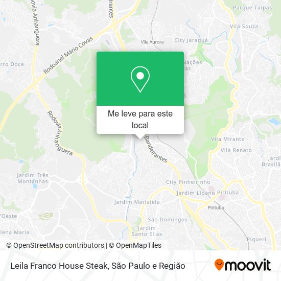 Leila Franco House Steak mapa