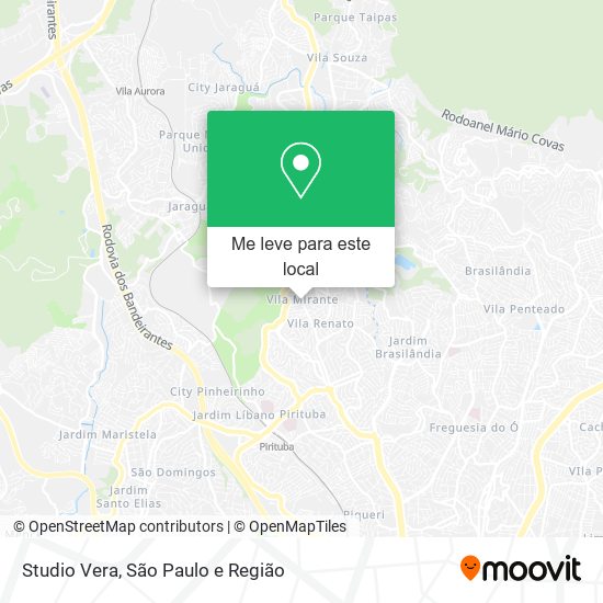Studio Vera mapa
