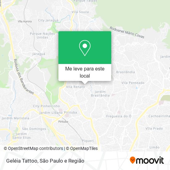 Geléia Tattoo mapa