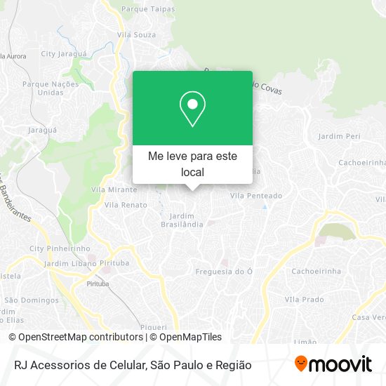 RJ Acessorios de Celular mapa