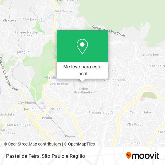 Pastel de Feira mapa