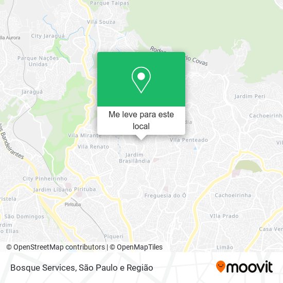 Bosque Services mapa