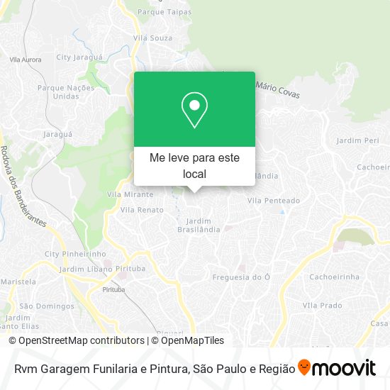 Rvm Garagem Funilaria e Pintura mapa