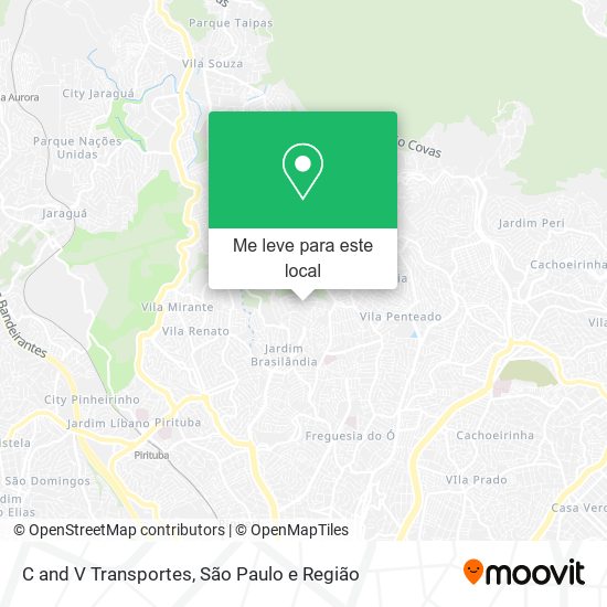 C and V Transportes mapa
