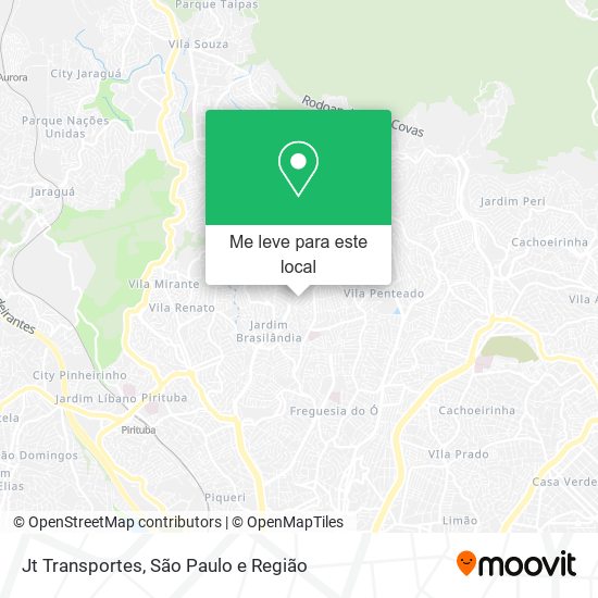 Jt Transportes mapa