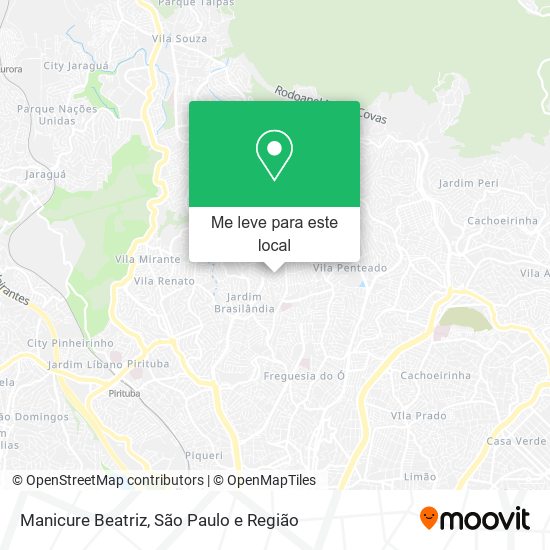 Manicure Beatriz mapa