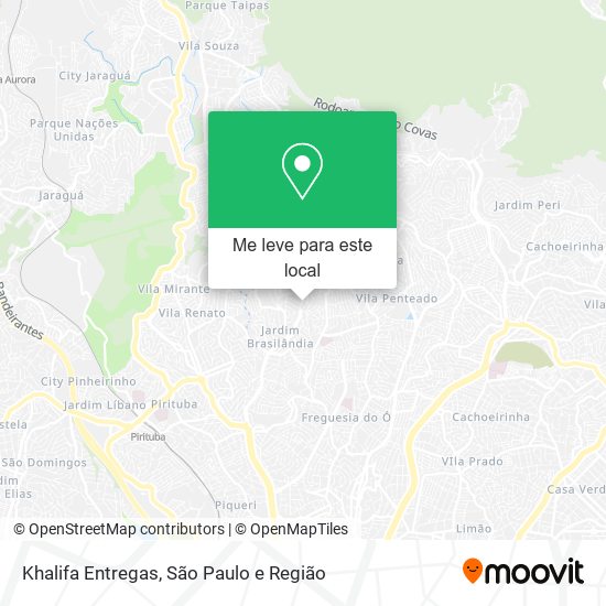 Khalifa Entregas mapa