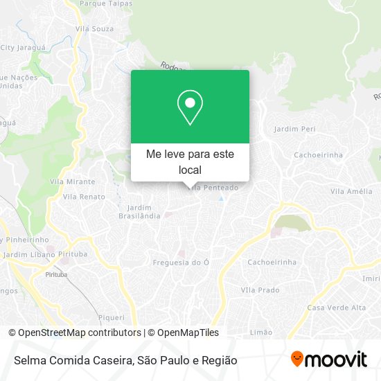 Selma Comida Caseira mapa