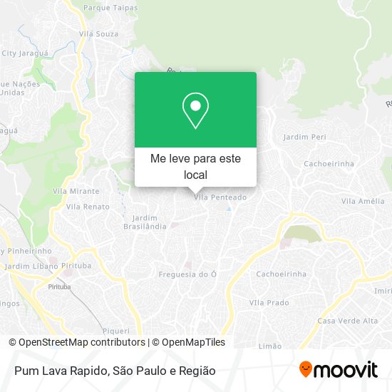 Pum Lava Rapido mapa