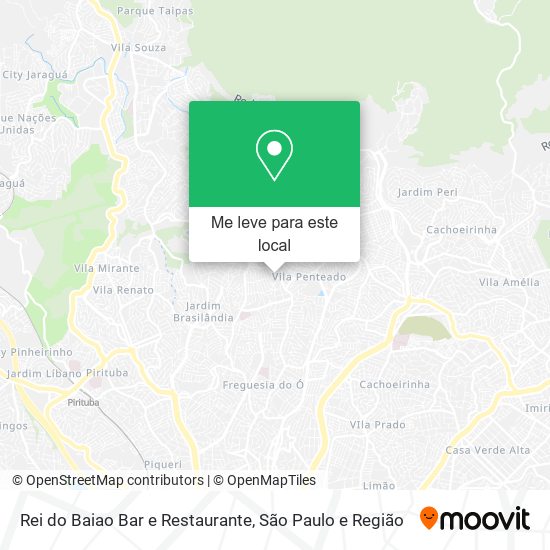 Rei do Baiao Bar e Restaurante mapa