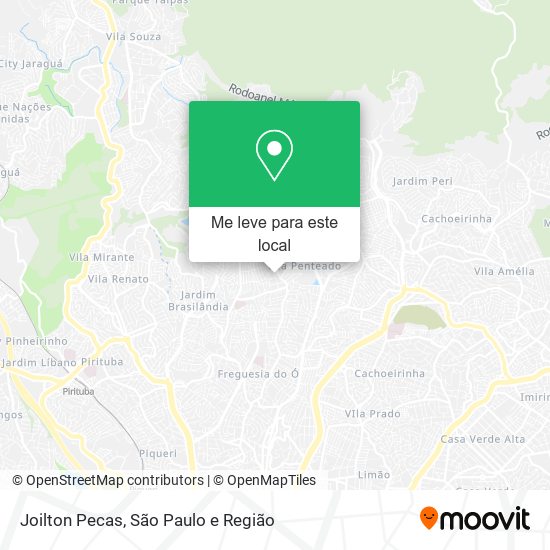 Joilton Pecas mapa