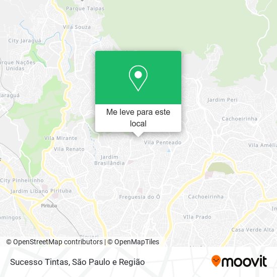 Sucesso Tintas mapa