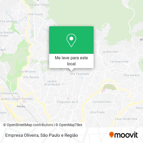 Empresa Oliveira mapa