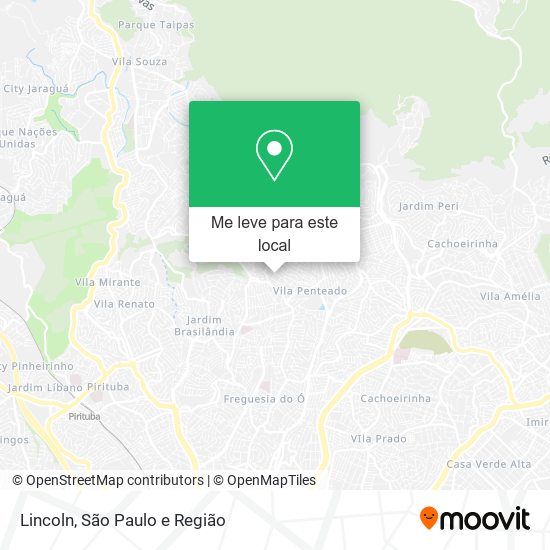 Lincoln mapa