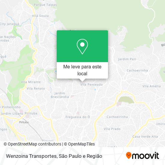 Wenzoina Transportes mapa