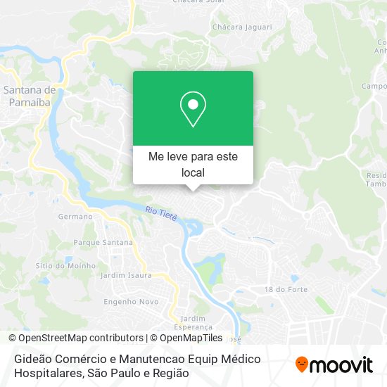 Gideão Comércio e Manutencao Equip Médico Hospitalares mapa