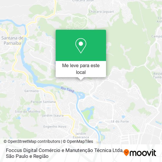 Foccus Digital Comércio e Manutenção Técnica Ltda mapa