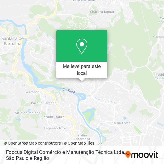 Foccus Digital Comércio e Manutenção Técnica Ltda mapa