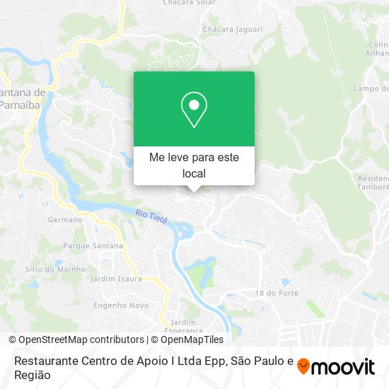 Restaurante Centro de Apoio I Ltda Epp mapa
