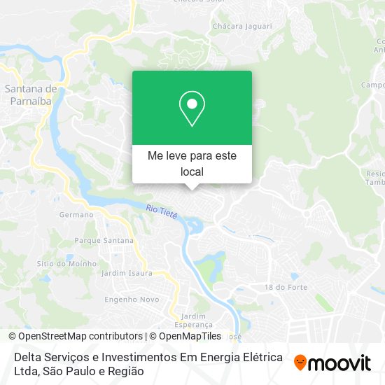 Delta Serviços e Investimentos Em Energia Elétrica Ltda mapa