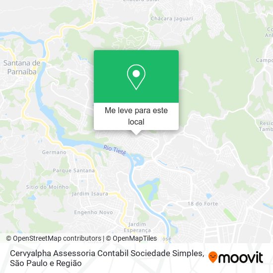 Cervyalpha Assessoria Contabil Sociedade Simples mapa