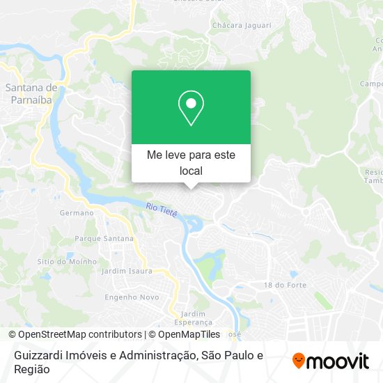 Guizzardi Imóveis e Administração mapa